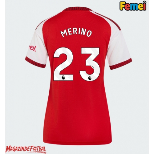 Arsenal Mikel Merino #23 Tricou Fotbal Replică 2026-27 Femei Acasa Arsenal Mikel Merino #23 Tricou Fotbal Replică 2026-27 Femei Acasa